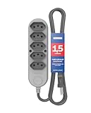 Tramontina Extensão Múltipla 5 Tomadas 2P+T 10 A 250 V 1,5 m