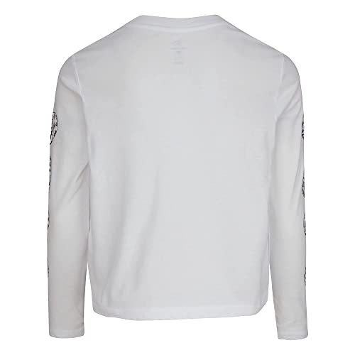 Converse Girl's Long Sleeve Warp Check Heart Top (Big Kids)3