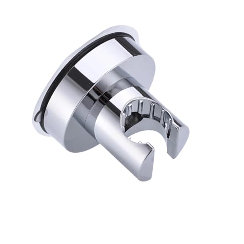Support de pomme de douche orientable et amovible avec fixation murale solide en chrome - 2