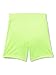 Under Armour Boys' Performance Tech Shorts, Elastic Waistband, Lightweight & Fast-Drying, Hype Green Logo, 4