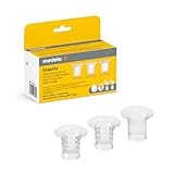 Medela Compatible Flange Breast Shield Inserts 15mm, 18mm, 21mm Replacement Accessory Pump Part, 2 of each size, 6PC