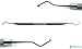 125/126 Excavators Dental Double Ended Spoons 2.5mm Restorative Instruments