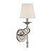 Savoy House 9-4156-1-187, Foxcroft 1-Light Sconce, Brushed Pewter
