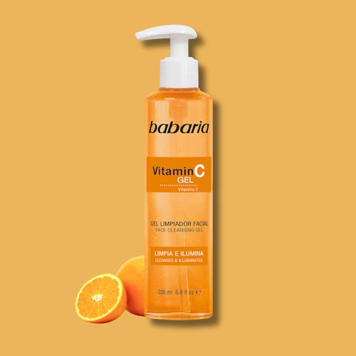 Babaria - Gel Limpiador Facial Vitamina C 200ml | Para Todo Tipo ...