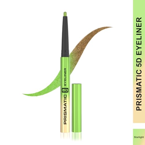 Image of Glam21 Prismatic 5D Eyeliner| Waterproof|Smudge proof|Long lasting eyeliner with easy application|Creamy Formula|Multichrome Effect Bold Color Payoff | 03-Starlight