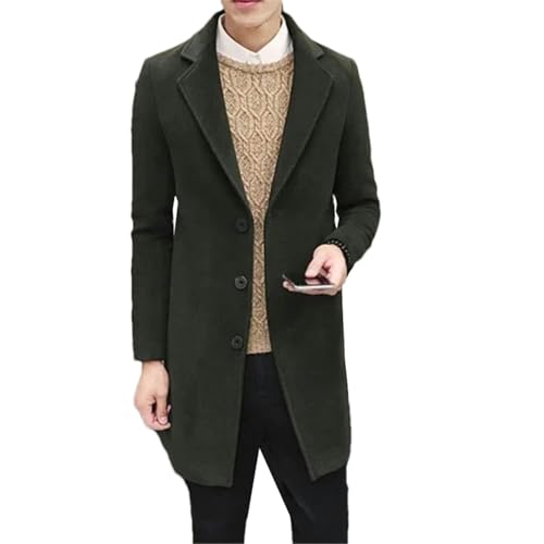 Veste-EN9-XL hommes contre le froid hivernal manteau long slim chaud et élégant