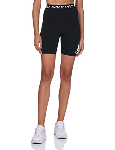 Nike Pro 365 - Pantalón corto de 13 cm, Mujer, Negro/Blanco (Black/White), XS
