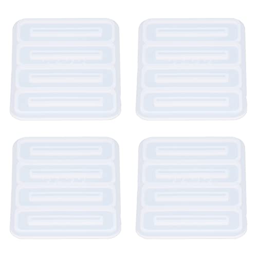 Hair Clip Silicone Resin Mould DIY Hair Pin Casting Mold Set Hair Snap Clip Casting Mold for Hair Clips Crafts Making Accessories