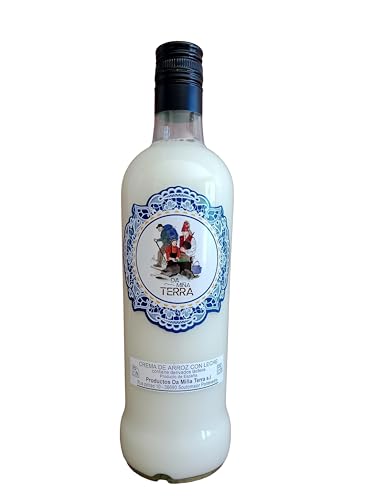 Da miña terra - Crema de licor de Arroz con leche - 700 ml + 1 Litro - 15% Vol (700 ml)