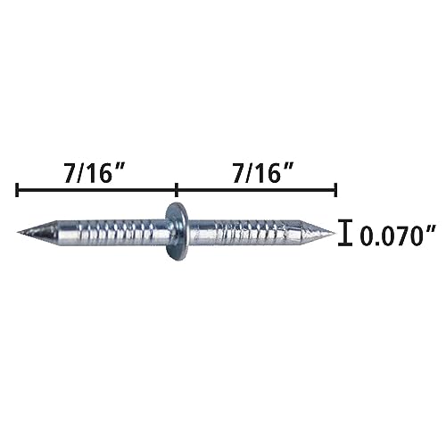 FastCap Double Ended Blind Nails x 80 11mm+11mm (7/16"+7/16") miniatura 2