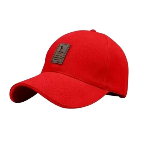 Image of Cap for Men Women Topi Unisex Head Branded Boy's Girl's Caps Adjustable Strap Summer Sports Cricket Gym Dance Cotton Free Size