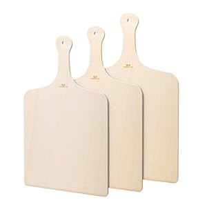 Pizzaschep van Hout，set van 3 Hout Pizza Peels