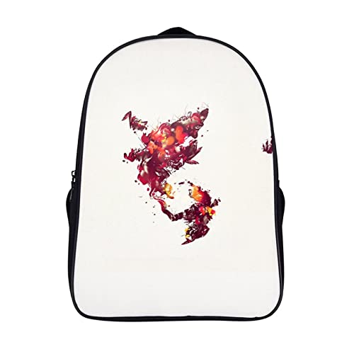 Sac à dos d'école pour enfants cartable de mode artistique 3D cool 40x28x16cm