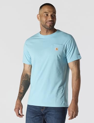 Image of Carhartt Men's Force Relaxed Fit Midweight Short-Sleeve Pocket T-Shirt