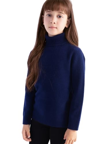 Boys and Girls 100% Merino Wool Sweater Fall Winter First-Line Ready to Wear Turtleneck Long Sleeve Pullover3