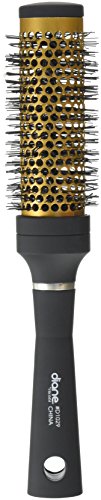 Brosse thermique ronde dorée Diane 2,5 cm anti-frizz