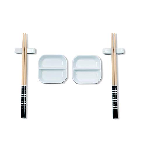 Conjunto de hashi para 2 pessoas Nankin 6 peças, Haus Concept