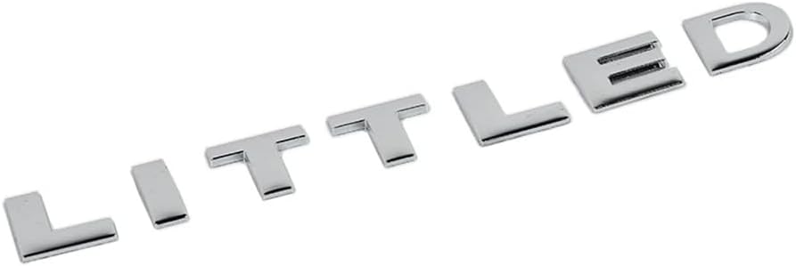 7-Pack Chromed LITTLED Logo Emblem Trim for Suzuki Jimny JB64 JB74W 2019-2023 Front Hood Silver Car Exterior Accessories