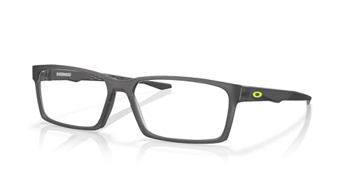 Image of Oakley Mens Ox8060 Overhead Rectangular Prescription Eyewear Frames