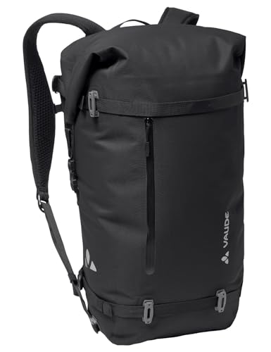 VAUDE Rucksack Proof 22 Liter, wasserdicht verschweißt, mit Wickelverschluss, Made in Germany, black, Einheitsgröße