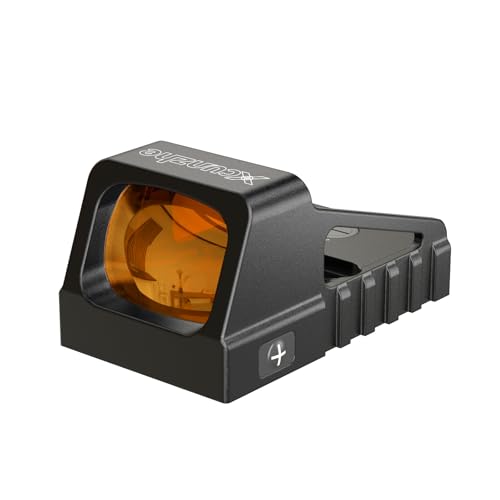 Xcunzhe Red Dot Sight, 3.5 MOA Open Reflex Optical Sight for Full-Sized Handguns, Durable Aluminum Sight with Motion Sensor, Auto Shut-Off and Auto Wake-Up (Picatinny Mount Included)