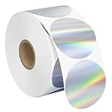 Thermoetiketten, rund, bedruckbar, DIY, Thermoetiketten für den Geschäftsdruck, für Bastelarbeiten, Pakete, Geschäft, Zuhause, Büro, Schule