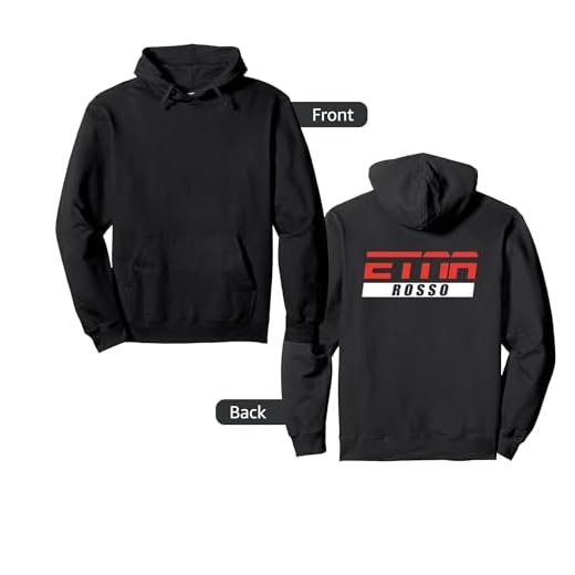 Etna Rosso Pullover Hoodie