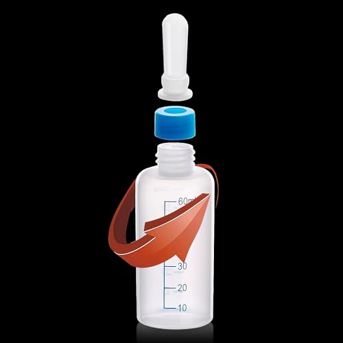 DONQL Aufzuchtflasche Kitten, 2 Stück Aufzuchtflasche Katze 60ml, Aufzuchtflasche Hund Mit 10 Nippel 5 Spritze, Katzen Flasche Set, Kitten Milch Aufzucht Für Welpen, Kätzchen, Eichhörnchen Kalb Lamm