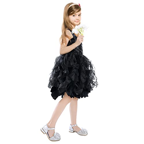 Hb Hbb Magic Black Sequin Tutu Dress Up Birthday Party Outfits For Baby Girl Size 8 Special Occasions Event Dress #TOP7
