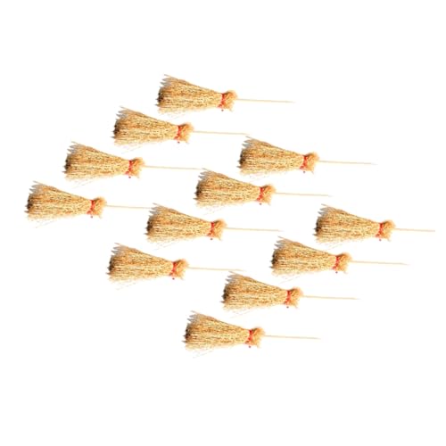 Veemoon 12, Accessoires Photo et Ornement Ménager, Balais Miniatures pour Scènes et Jouets D'garçon et Filles