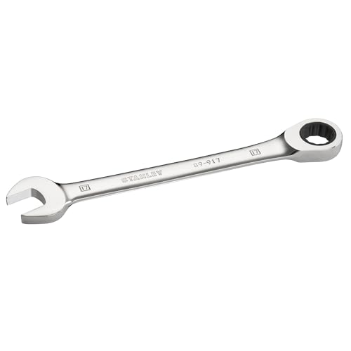 Clé mixte à cliquet en acier Stanley 17 mm - vue 2