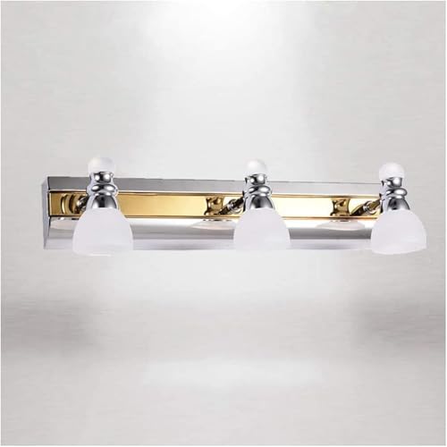 Luminaires contemporains LED en acier inoxydable pour miroir