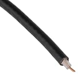 Alpha Wire RG174/U Koaxialkabel, Verlegekabel, 50 ?, 30m, Aussen ø 2.59mm, Schwarz, Packung a 30 Meter