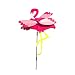 Ridecle Giardino Fenicottero Decorazione Decorazione Mulino a Vento Giocattoli Pinwheel Animale Mulino a Vento a Vento palo palo Mulino a Vento casa Giardino Giardino Decorazione Regali all'aperto