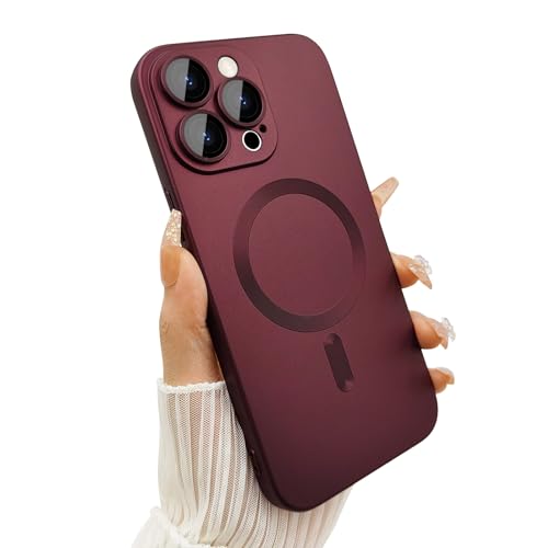 Magnetic Matte Luxury Phone Case for iPhone 15 Pro