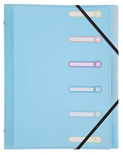 Exacompta - Cod. 56170E - 1 Cartella 3 lembi con 6...