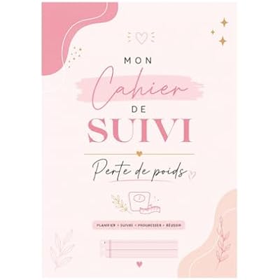 Mon cahier de suivi perte de poids