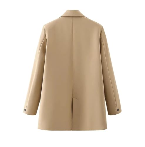 Blazer décontracté noir pour femme M veste de bureau chic