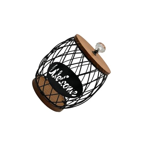 Cesta porta cápsulas de café en hierro duradero con base impermeable 2
