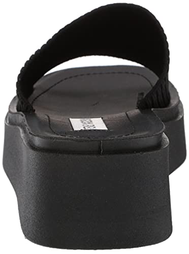 Steve Madden Women's Balanced Slide Sandal, Black, 7.5 #TOP2