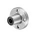 uxcell LM6UU Round Flange Linear Ball Bearings, 6mm Bore Dia, 12mm OD, 19mm Length (Pack of 2)