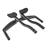Xinbalove Bike Handlebar Steel Bicycle Handle Bars Carbon time Trial Handlebar TT Bar Rest Triathlon