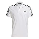 Kurzarm adidas Herren Polo M 3s Ps, Weiß, GM2138, Gr. S