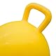 PFIFF 103033 aufblasbarer Pferdespielball, Spielball für Pferde, Pferdespielzeug, Ball ohne Luftpumpe, gelb, 30cm