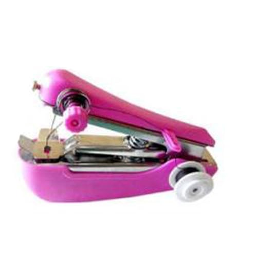 Tnfeeon Máquina de Coser Manual, Mini Cosedora Portátil de Acero Inoxidable para Reparaciones Rápidas y Proyectos de Bricolaje en Casa y Viajes (PINK) Tnfeeon Máquina de Coser Manual, Mini Cosedora Portátil de Acero Inoxidable para Reparaciones Rápidas y Proyectos de Bricolaje en Casa y Viajes (PINK)