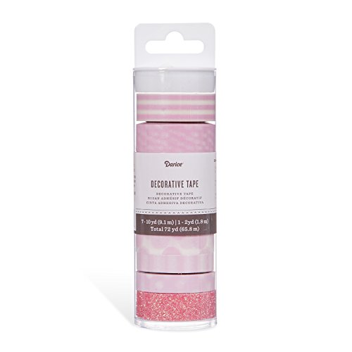 Darice Light Pink Washi Tape Assortment #TOP1