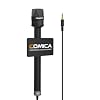 COMICA HRM-S Handheld Wired Microphone, 3.5mm TRRS Cardioid Condenser Interview Microphone with 11.48FT Cable for Android, Laptops, DSLR Cameras, Vocal Mic for Recording, Speech, Stage, Wedding
