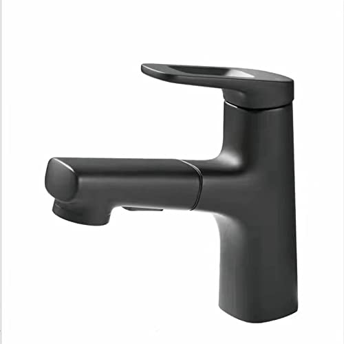 Robinet de salle de bain extractible double fonction eau chaude froide