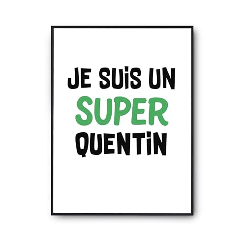 Affiche Un Super Quentin 2 poster décoration murale salon