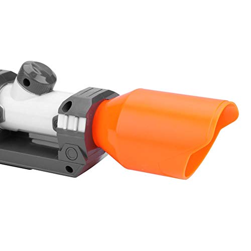 Uadme Kunststoff Zielfernrohr, Scope Sight Attachment Modify Toy, Long Range Zielfernrohraufsatz für for Ｎerf N-strike Elite Series Spielzeugpistole, Zielgenauigkeit Verbessern